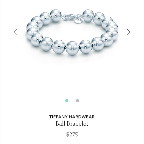 Tiffany & Co. Jewelry - *1 HOUR SALE* Tiffany & Co Silver Ball Bracelet